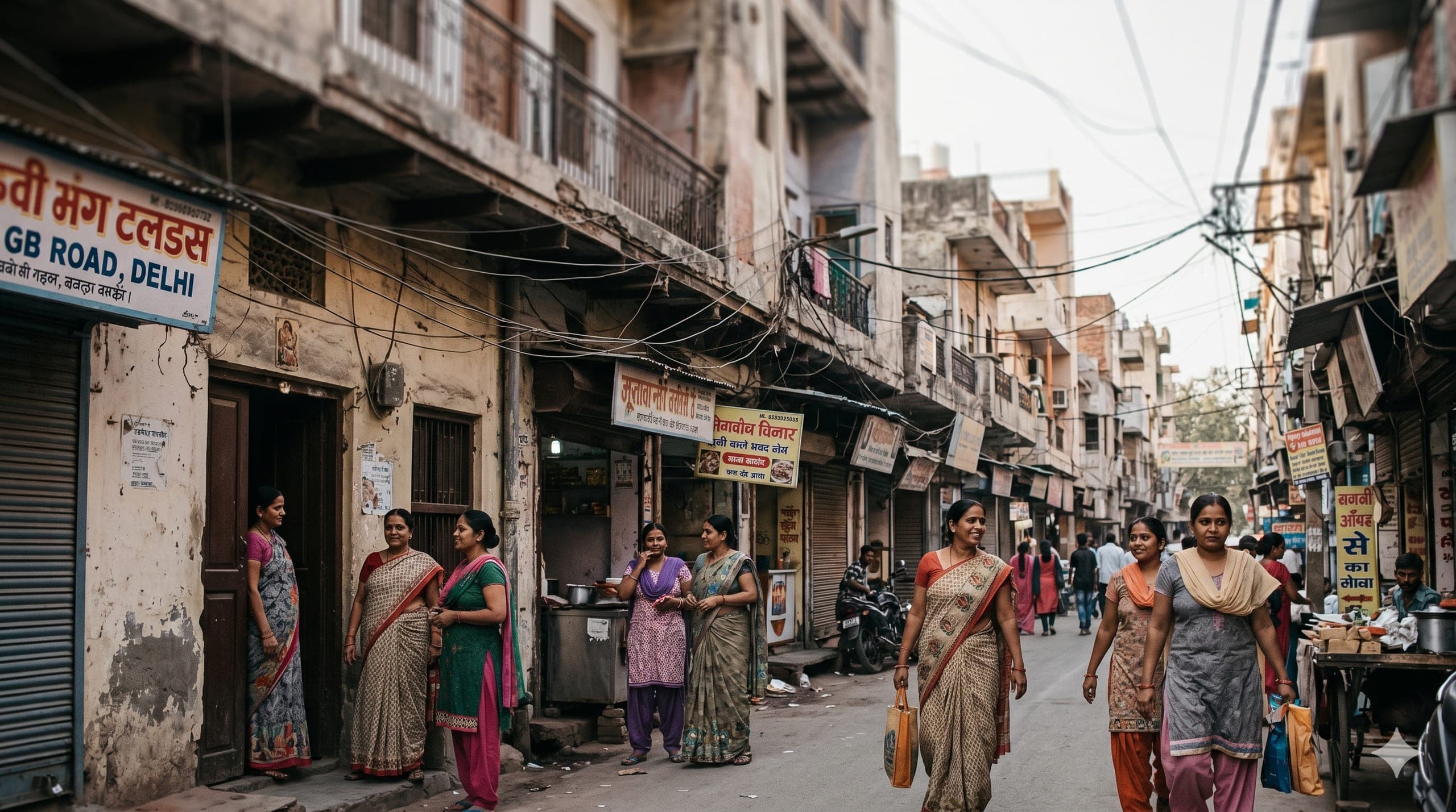The women of Delhi's GB Road, on the street Kat-Katha has walked since 2011.